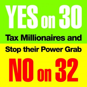 Prop on Yes On Prop  30  No On Prop  32