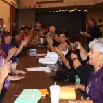 Photo 9: Members cheer Santa Clara County members cheer