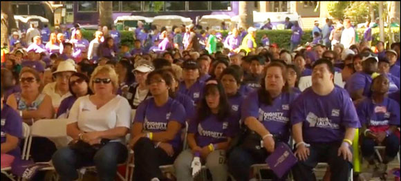 Ihss Rally Home care workers win overtime – SEIU Local 521