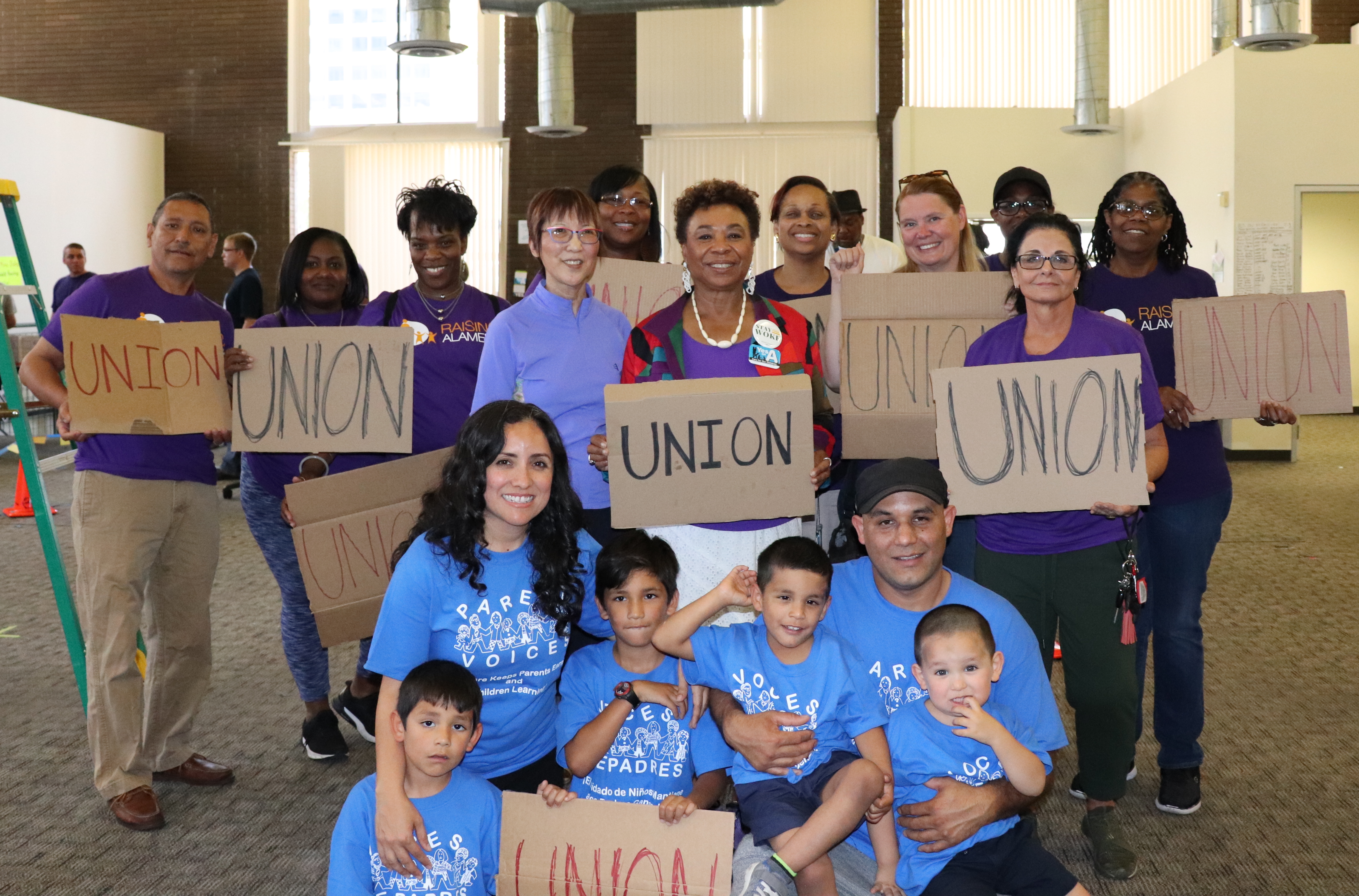 barbara lee wilma chan members union signs