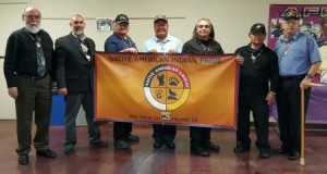 Alex Betancourt with American Indian Veterans Association 2.22.16 cropped