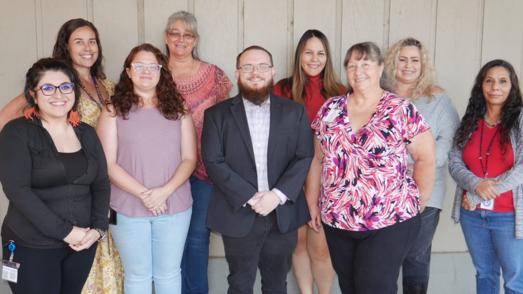 Thomas alongside fellow Tulare County workers from various Departments.