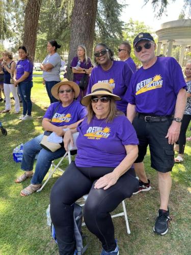 Fresno Retiree Caucus supporting SEIU 2015 fight for a fair IHSS contract. 