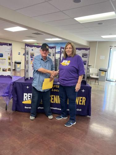Manual Velasco, retired Fresno United School District bus driver, an SEIU Lifetime member.